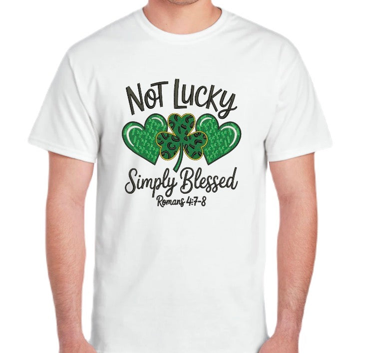 Not lucky simply blessed