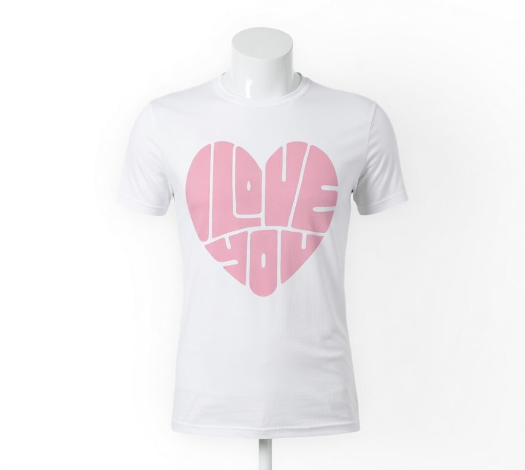 Love you heart -t-shirt