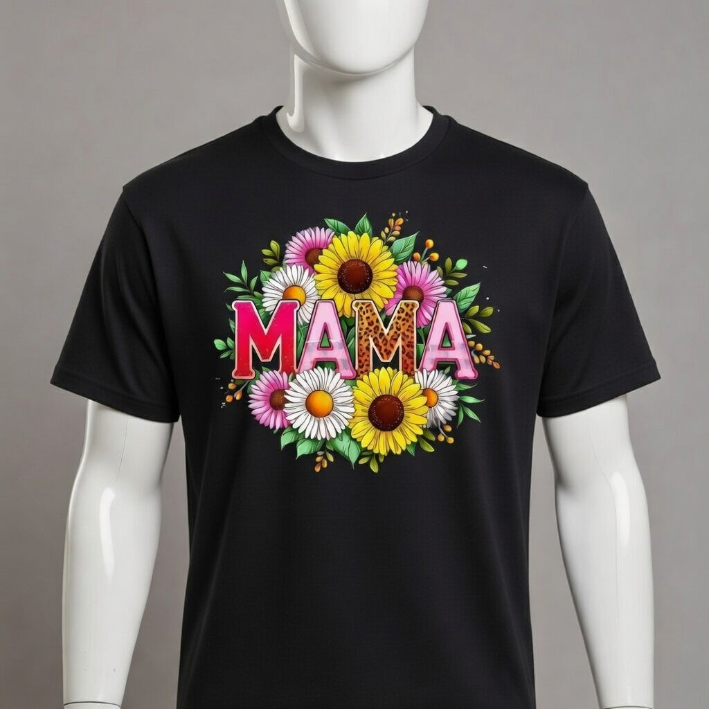 MAMÁ flowers t-shirt