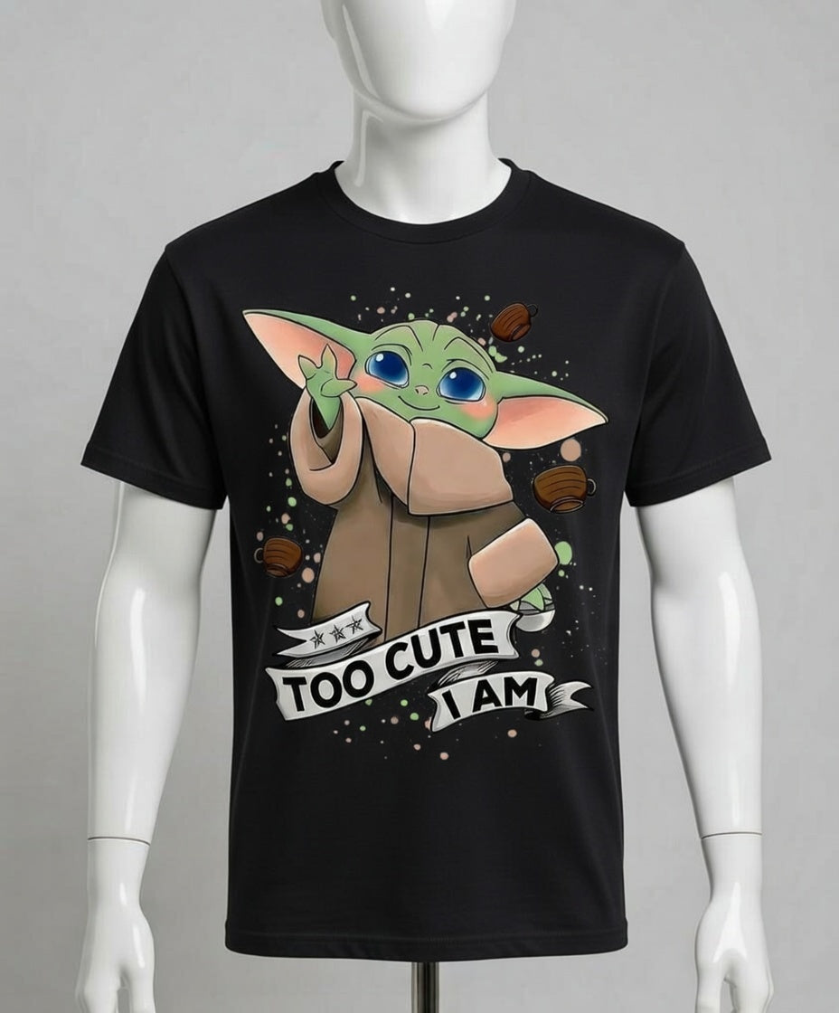 Too Cute I Am baby Yoda t-shirt